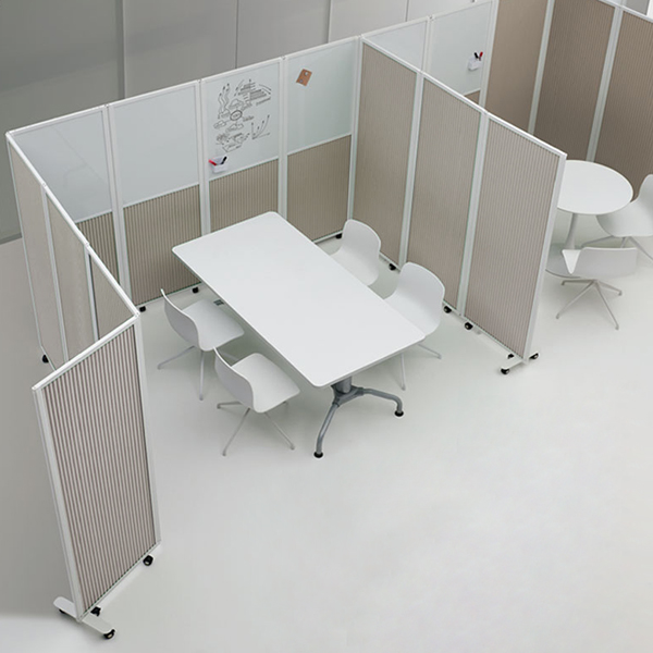 플랜맥스 소리먹는 파티션 Fold360파티션 TO-0616G 상부폴리카보네이트형 (높이1560mm)