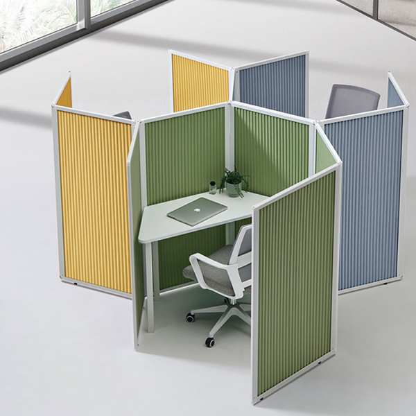 플랜맥스 소리먹는 파티션 Fold360파티션 TO-0618G 상부폴리카보네이트형 (높이1760mm)