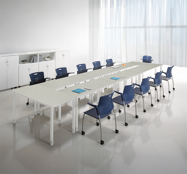 DF시리즈 연결형 가림판무 회의용테이블 (국산)