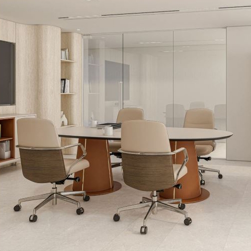 리바트오피스 쿠에르노 타원형 회의테이블
