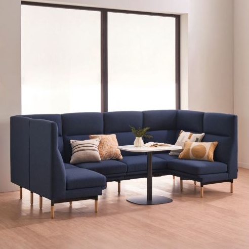 리바트오피스 누트 1인 소파 하이백