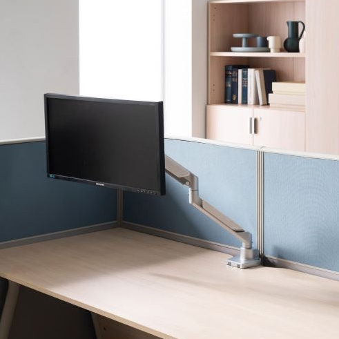 [리바트X카멜마운트] 모니터암 싱글