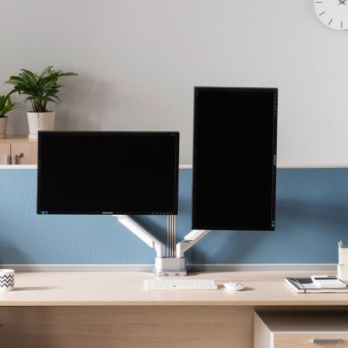 [리바트X카멜마운트] 모니터암 더블