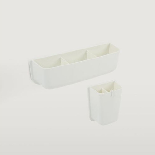 [리바트X리템] 월 포켓 화이트 데스크테리어(단독 구매 불가)