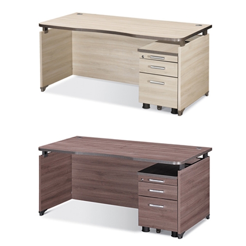 곡면 탑형책상 사무용책상(국산)