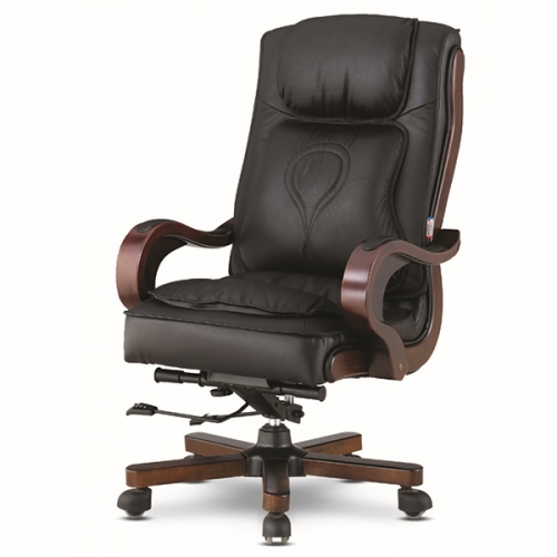 씨이오 천연가죽 중역의자