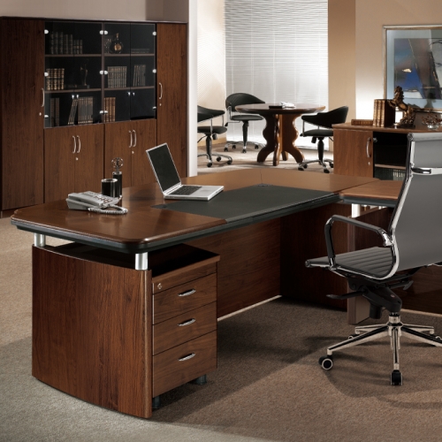 하이퍼스 300 시리즈 월넛 책상