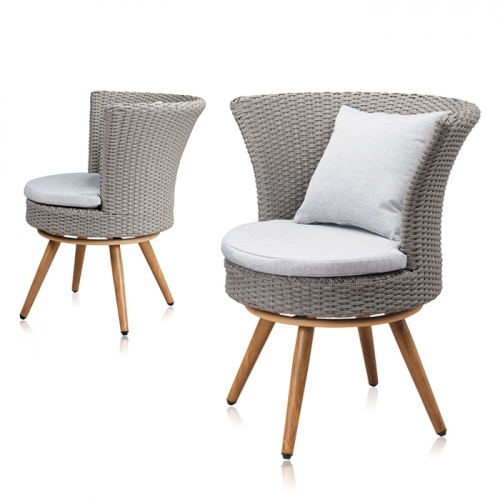 하이퍼스인 스위블 라탄 의자