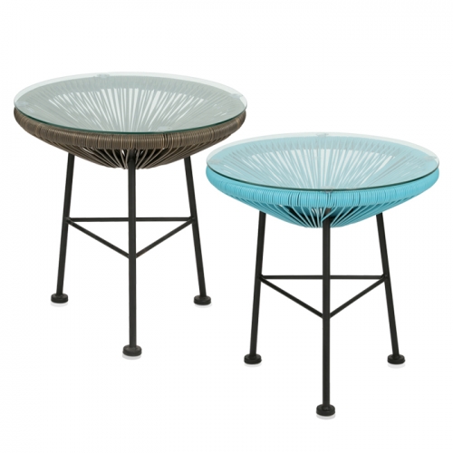 하이퍼스인 풍고 라탄 원형테이블