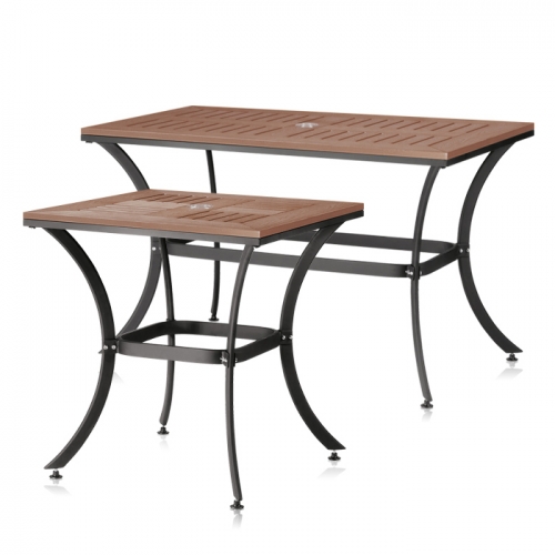 하이퍼스인 홀든 알루미늄 사각테이블