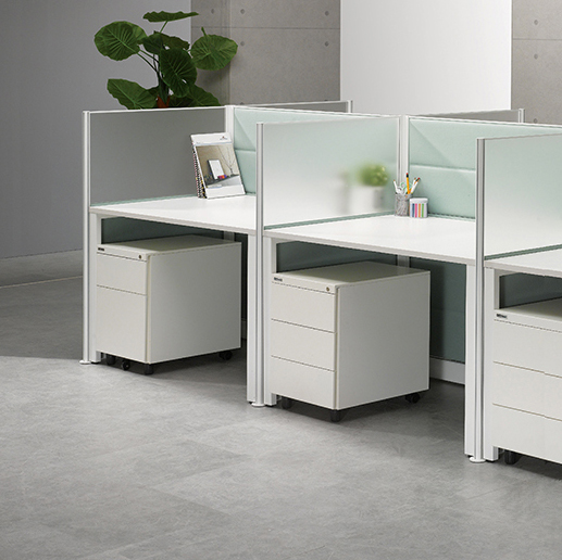 플랜맥스 소리먹는 파티션 상부 아크릴(MF-데스크형) 높이1580mm