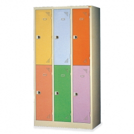 KM-518 칼라 6인 철재 캐비닛