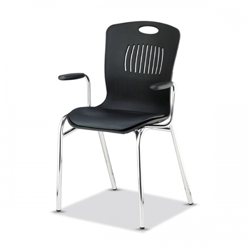 클래식에어 팔걸이 고정 회의용 의자