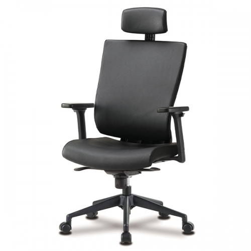 프로맥스 B형 인조가죽 대형 사무용 의자