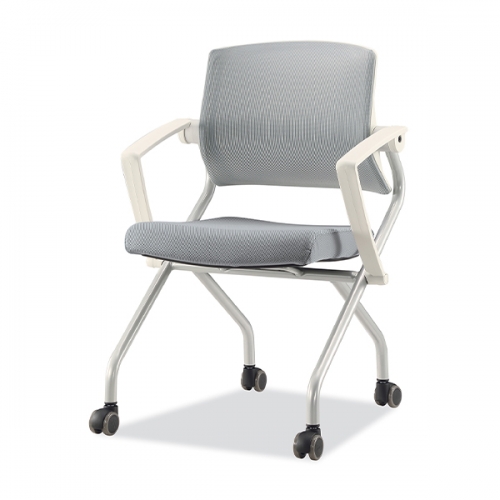 포세 흰사출 메쉬 회의용 의자