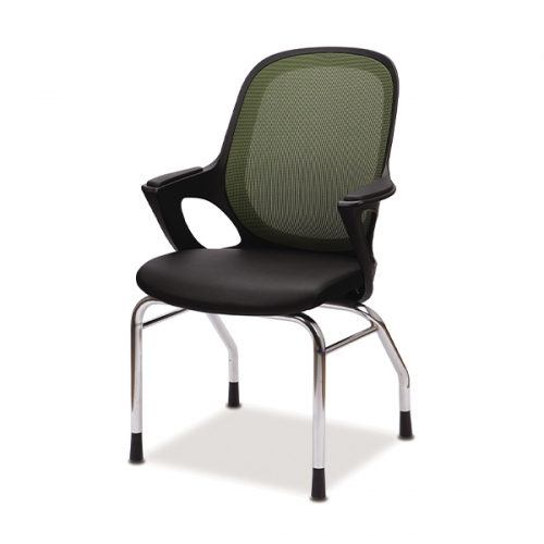 고인돌 메쉬 검사출 고정형 회의용 의자