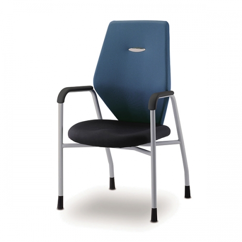 난초 패브릭 고정 회의용 의자