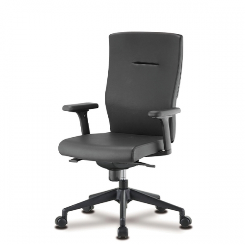 에디 중형 인조가죽 사무용 의자