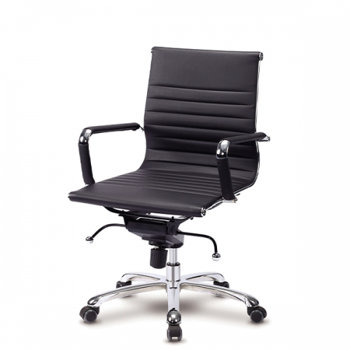 수입샤플리 중형 인조가죽 사무용 의자