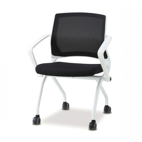 프리모 흰사출 메쉬 회의용 의자