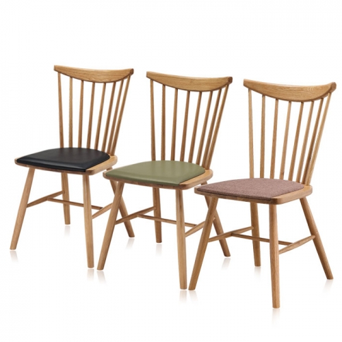 하이퍼스인 로카 원목 의자-방석형