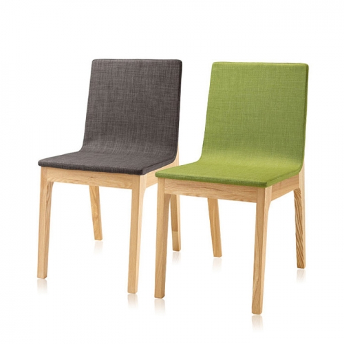 하이퍼스인 엘르 원목 패브릭 의자