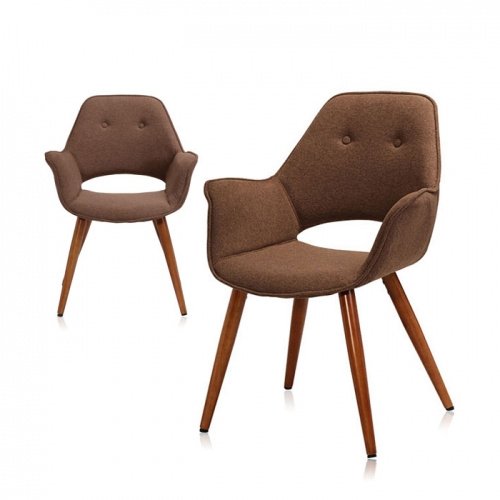 하이퍼스인 아만다 원목 패브릭 의자