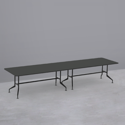 심플즈 컨포인 대형 테이블 (NO.104 / 블랙 프레임)