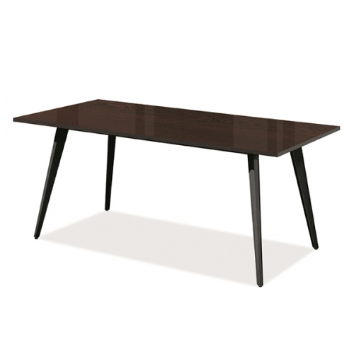 카펠라 월넛 블랙다리 회의용 테이블