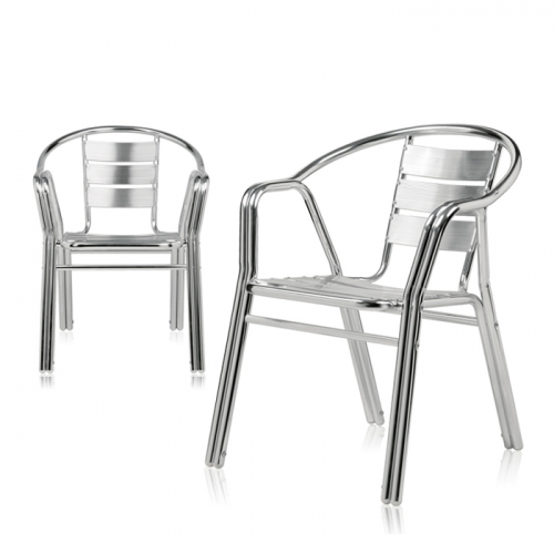 하이퍼스인 리넨 더블라인 알루미늄 의자