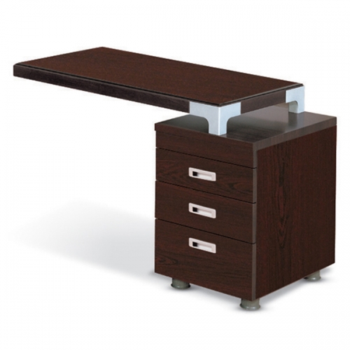 뉴토스카 월넛 사이드 서랍형책상