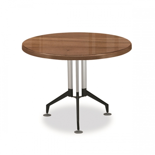 뉴토스카 로즈오크 원형 삼각다리 테이블