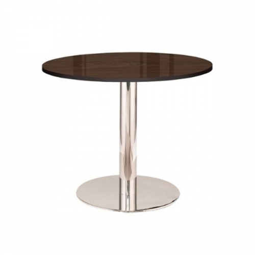 EWSR 월넛 직선형 원형 테이블