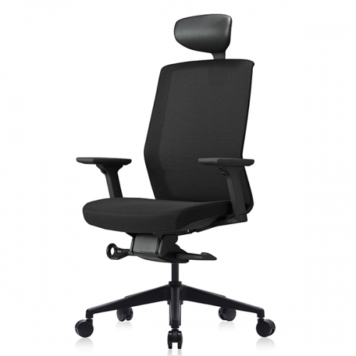 베스툴 J1G 블랙 J1G110L 메쉬 헤드형 사무용 의자