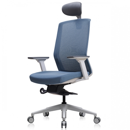 베스툴 J1E 화이트 J1E110LW 메쉬 헤드형 사무용 의자