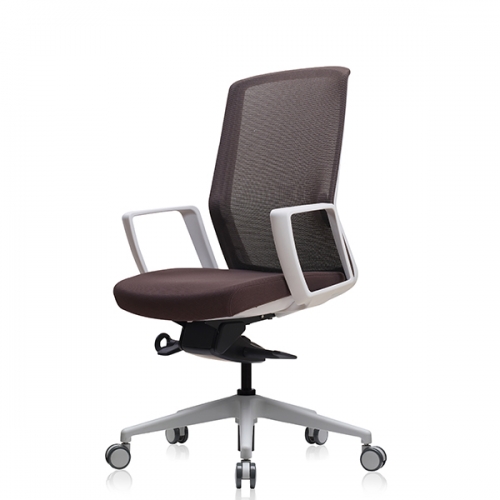 베스툴 J1E 화이트 J1E210MW 메쉬 미들백 사무용 의자