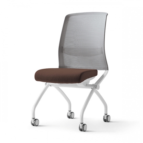 베스툴 U17 화이트 U17L400CW 메쉬 회의용 의자