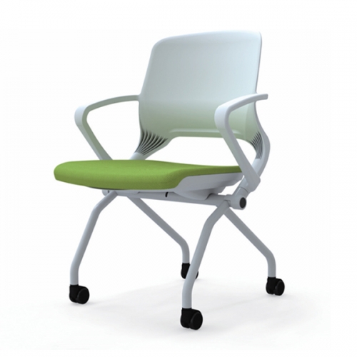 LC-100W 루시 토션바 화이트 회의용 의자