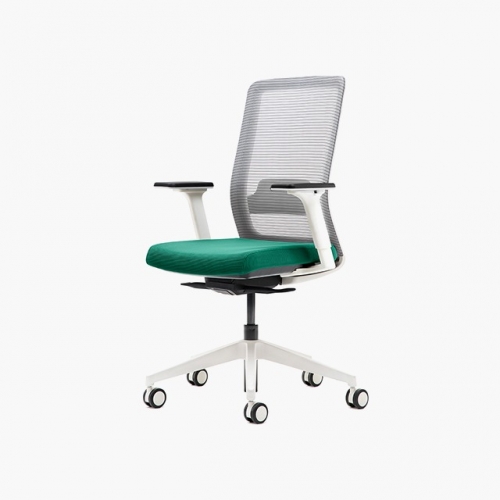 파트라 CMA12PAB-WH 마린 흰사출 럼버 미들형 사무용 의자