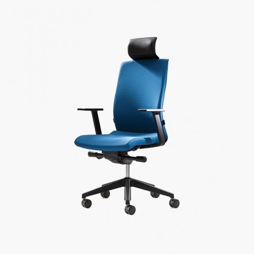 파트라 CMN11PB 모노 고정팔 헤드형 사무용 의자