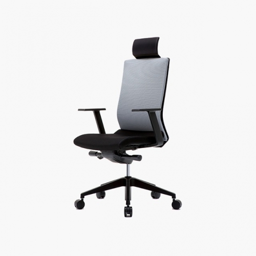 파트라 CMN11MPB 모노메쉬 고정팔 헤드형 사무용 의자