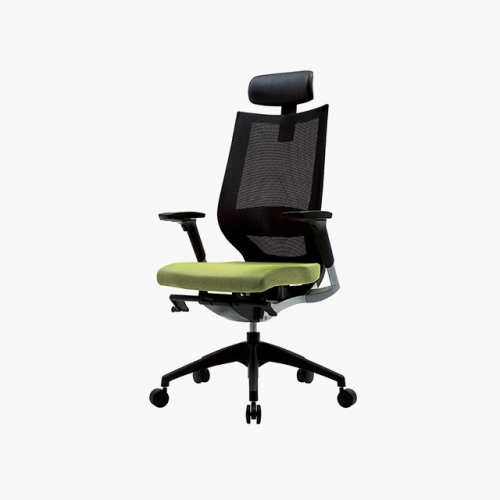 파트라 CFO11PAB 포티스 검사출 럼버 헤드형 사무용 의자