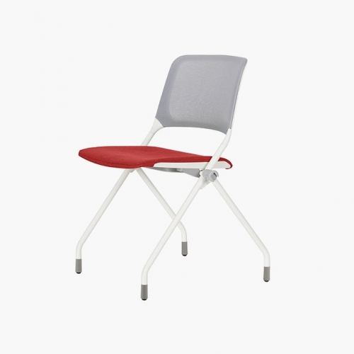 파트라 CPY33MS-WH 폴리 팔무 메쉬 패딩 글라이드 회의용 의자