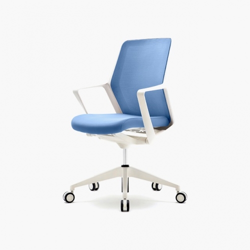 파트라 CFL14PS-WH 플로 흰사출 낮은등 사무용 의자