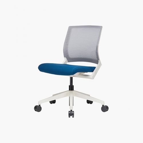 파트라 CCB13M-WH 큐브와이드메쉬 회전형 회의용 의자