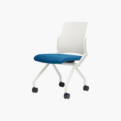 파트라 CCB43-WH 큐브 팔무 플라스틱 캐스터 회의용 의자
