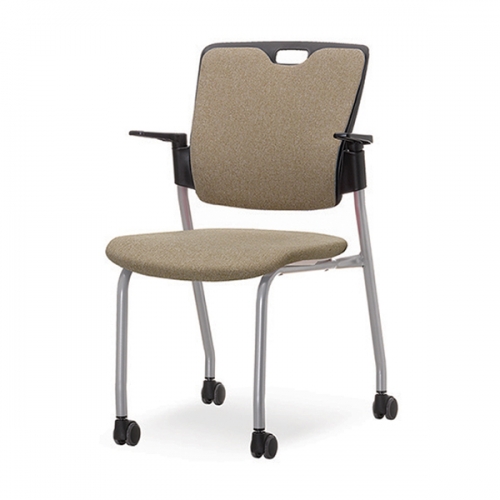 코나 블랙 스타킹 패브릭 회의용 의자