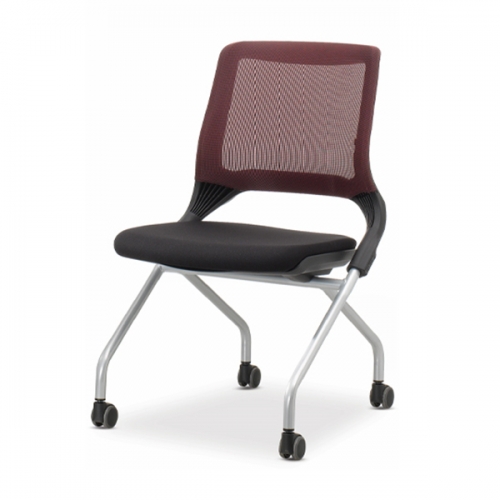 500B-D 루시 블랙 팔무 폴딩형 회의용 의자