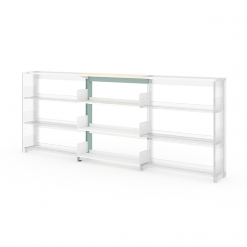 베스툴 LIBRO 목재 단식 3단 애더 서가대