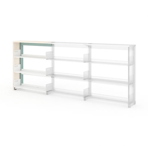 베스툴 LIBRO 목재 단식 3단 엔더 서가대